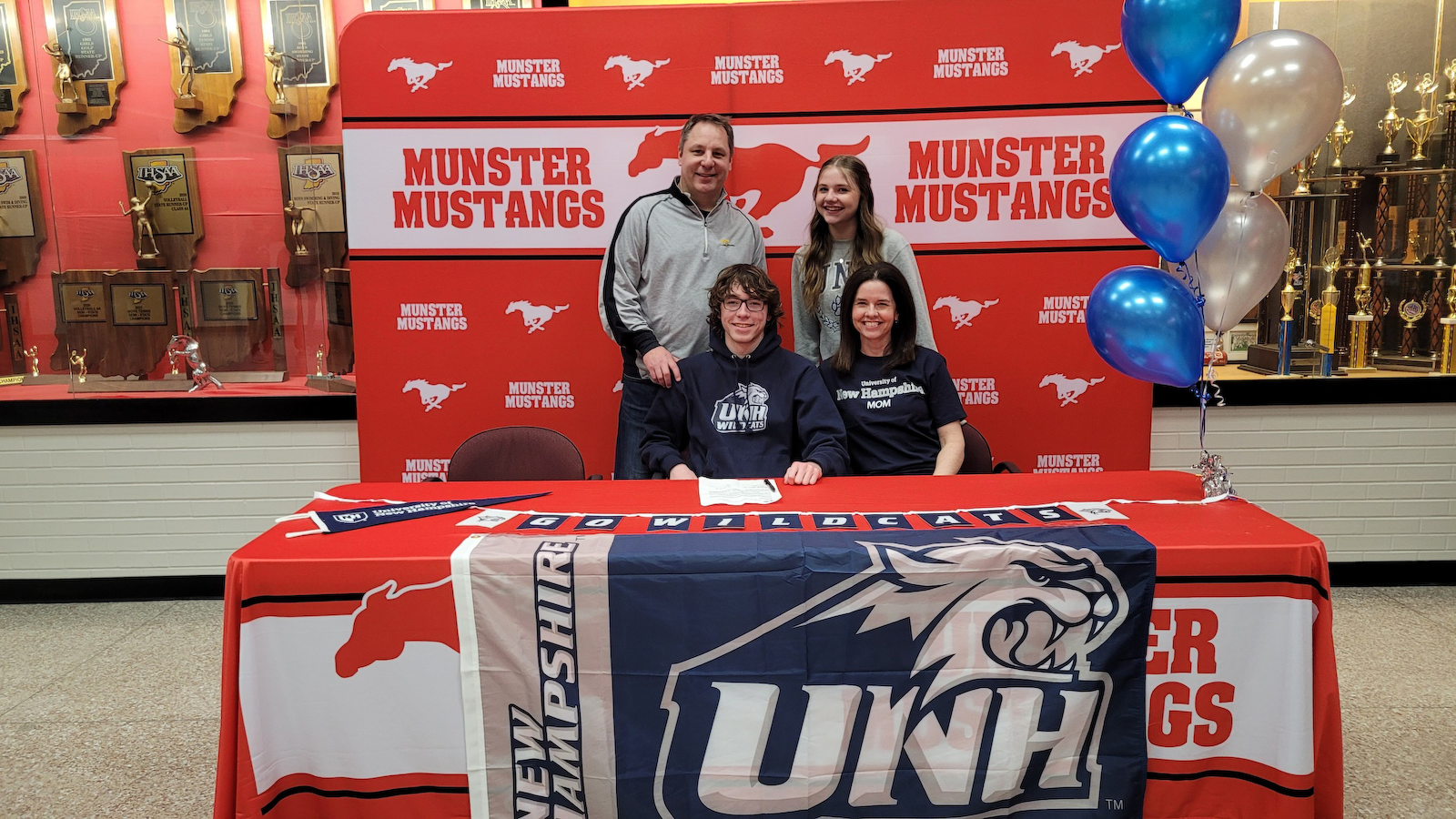 Ian Smith signs with University of New Hampshire gallery cover photo