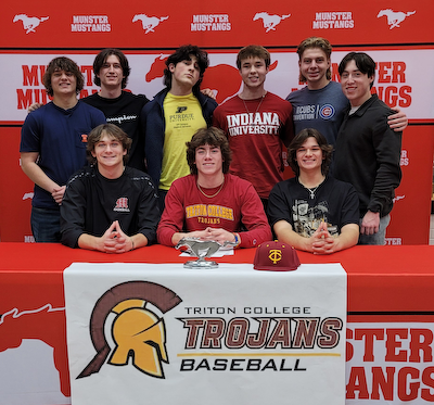 Sam Hays signs with Triton College gallery cover photo