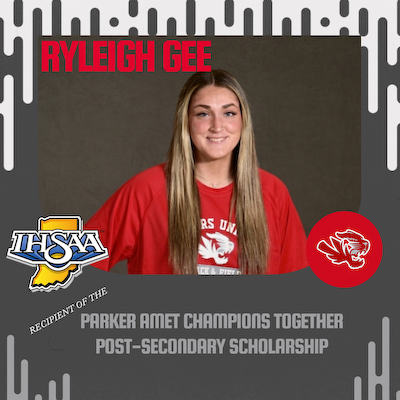 Ryleigh Gee is the recipient of the Parker Amet Champions Together Post-Secondary Scholarship cover photo