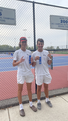 #1 Doubles of Brennan and Gerkey take home the Doubles Sectional Title cover photo