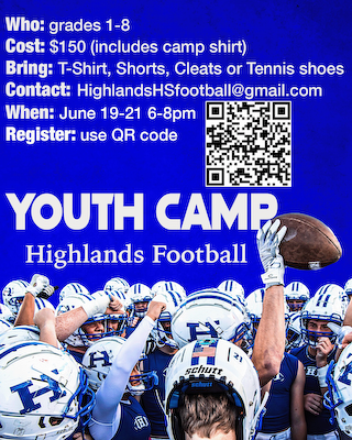 2023 Youth Football Camp cover photo