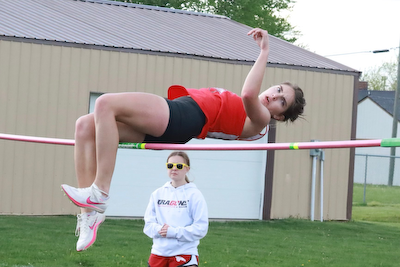 Journay sets high jump record cover photo
