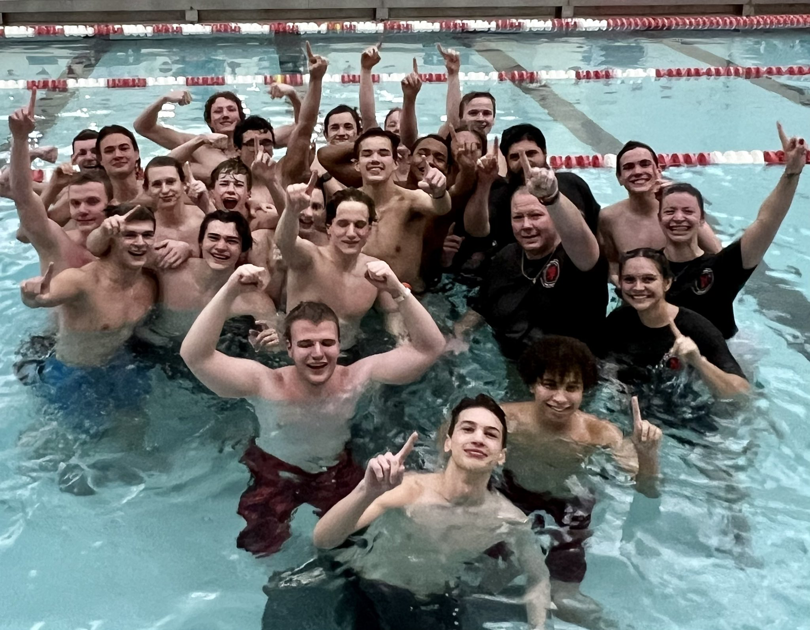 Boys swimming wins first-ever sectional title cover photo