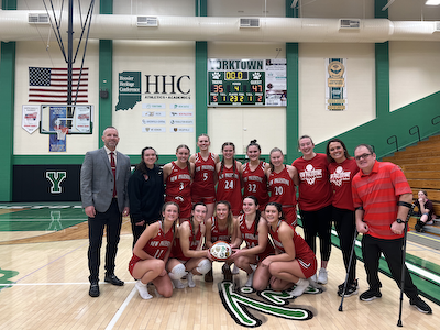 Girls basketball uses fast start to clinch HHC title cover photo