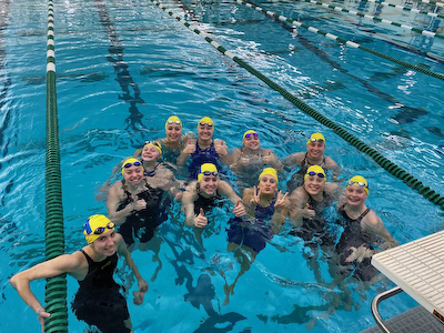 Lady Spartans finish 2nd Swim Sectionals cover photo