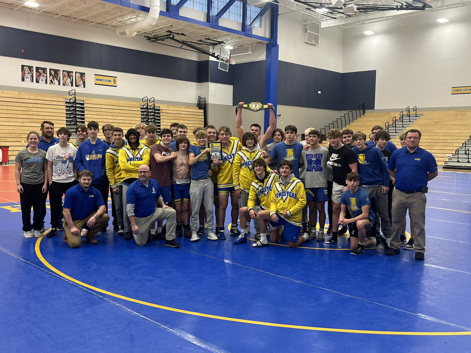 Homestead Wrestling Wins Thanksgiving Super Dual! cover photo