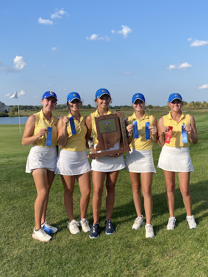 Girls Golf Wins East Noble Regional 2023 cover photo