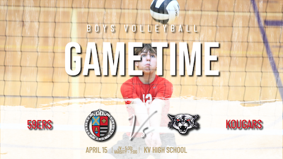 Boys Volleyball - 59ers vs. KV Game Notes, Presented by Alvarez Law cover photo