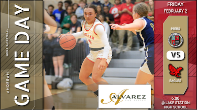 Girls Basketball - Niners vs. Lake Station Game Notes, Presented by Alvarez Law cover photo