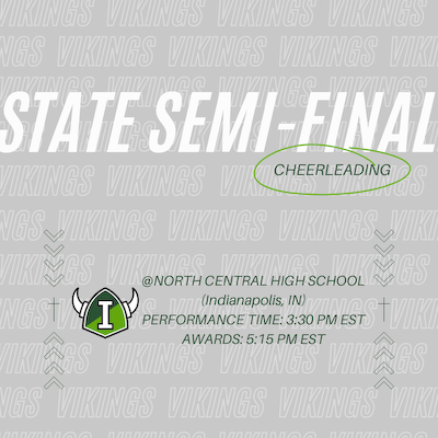 Cheer competing at State Semi-Final! cover photo
