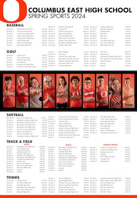 2024 Spring Sports Schedule gallery cover photo
