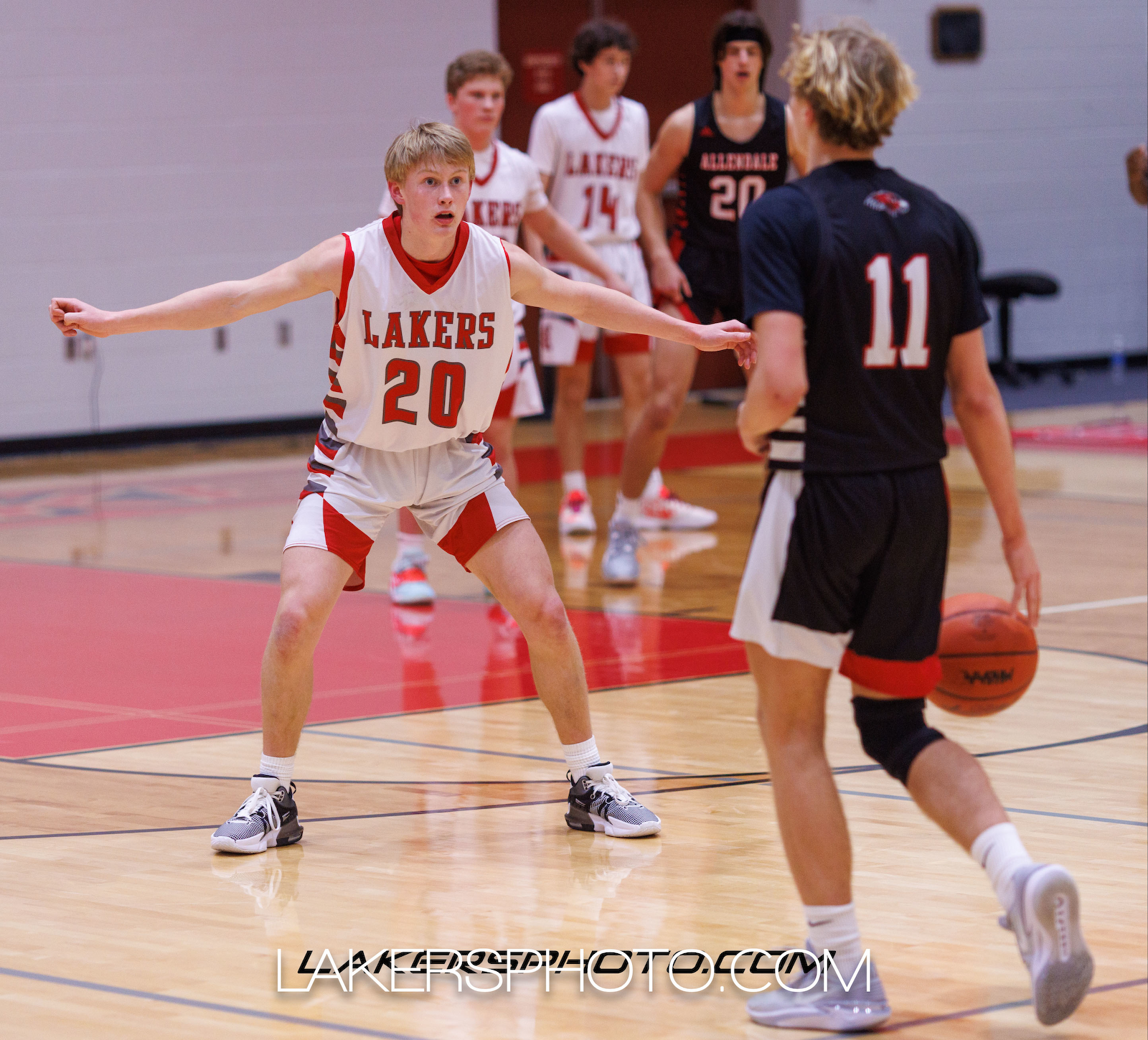 JV Mens Basketball Hosts Allendale. gallery cover photo