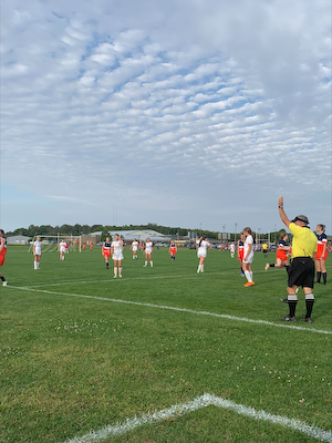 JH Stars soccer teams faced off against Chargers of North Montgomery cover photo