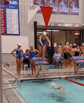 JH Swimmers split against North Putnam cover photo