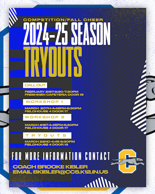 Fall Cheer 24-25 Tryout Information cover photo
