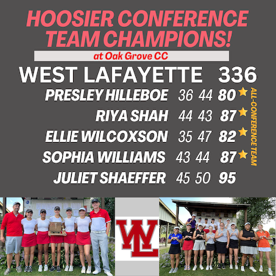 WL Girls Golf wins Hoosier Conference cover photo