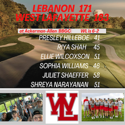 WL Girls Golf vs Lebanon cover photo