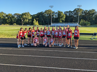Junior High Girls Cross Country Wins at Central Catholic Invite cover photo