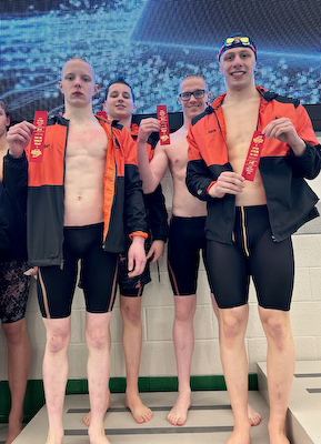 LaPorte Boys Swimming and Diving Heading Down to State! cover photo