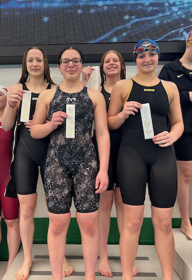 LaPorte Girls Swimming and Diving Finishes 4th at Sectionals cover photo