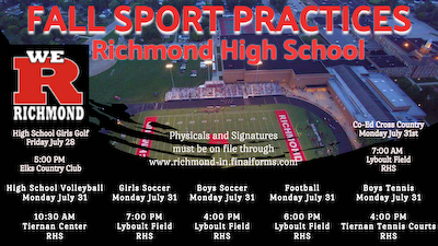 High School Fall Sport Practices Begin Soon gallery cover photo
