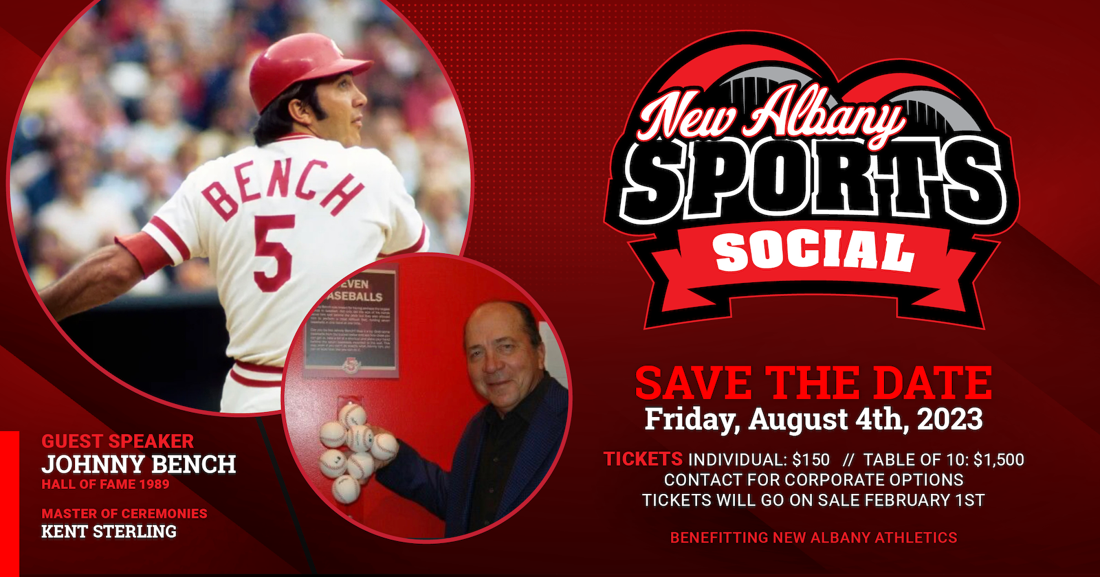 New Albany Sports Social featuring Johnny Bench cover photo