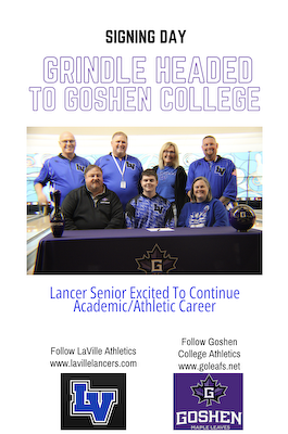 Grindle Headed To Goshen College To Continue Academic, Athletic Career cover photo