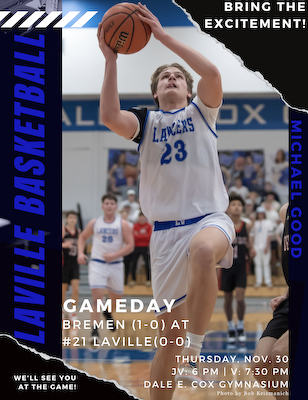 GAMEDAY: Basketball Set To Open Season Against Rival Bremen cover photo