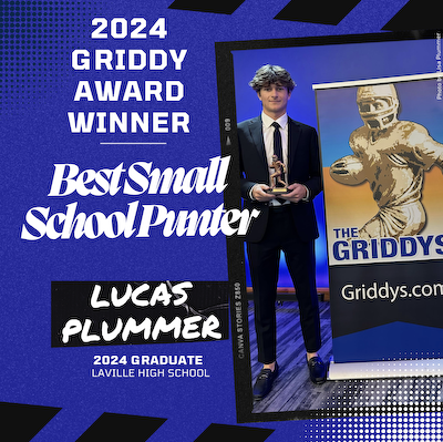 Plummer Earns GRIDDY As Best Small School Punter cover photo