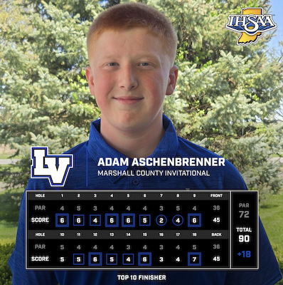 Aschenbrenner Leads Golf At Marshall Co. Invite cover photo