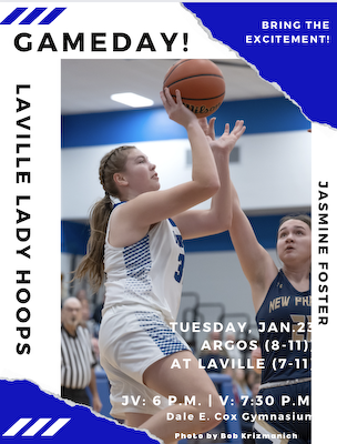 GAMEDAY - Argos Up Next For LaVille Lady Hoops cover photo