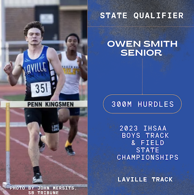 Smith Set To Compete in 300M Hurdles At State Meet cover photo