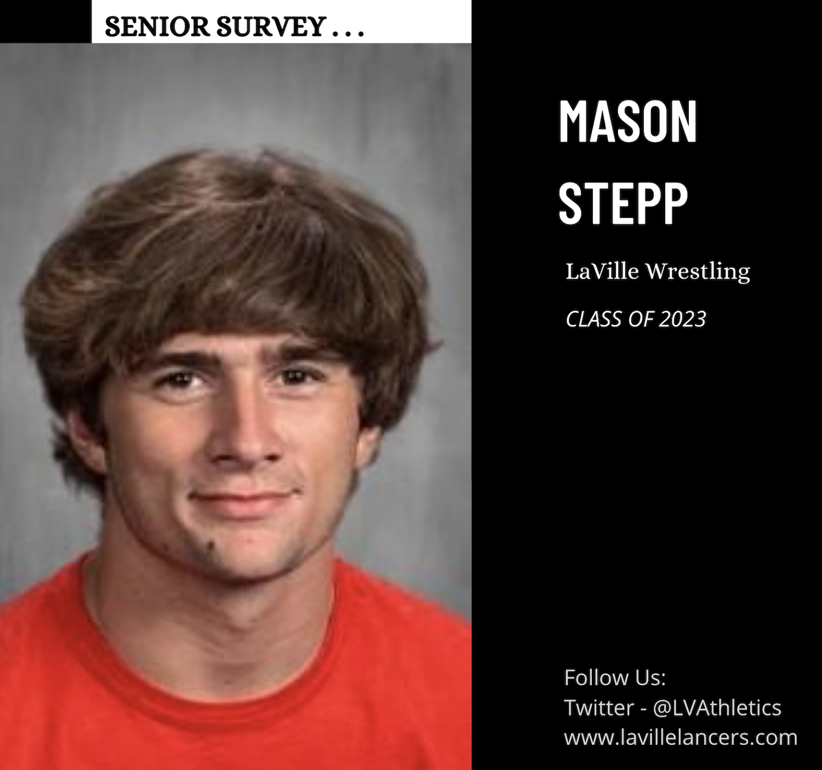 SENIOR SURVEY: Mason Stepp cover photo