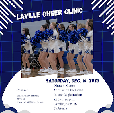 LaVille Mini Cheer Clinic cover photo
