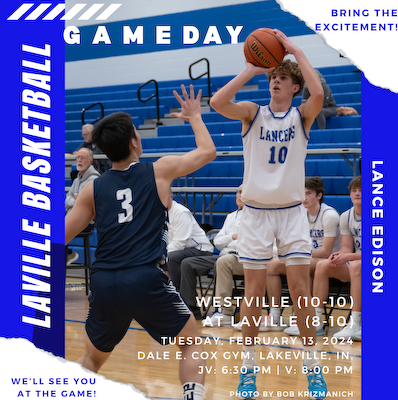 GAMEDAY - Basketball Starts Busy Week With Westville cover photo