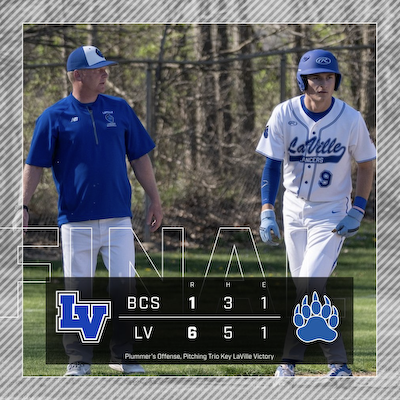 Lancer Pitching Trio Scatters Three Hits; Plummer's Offense Key In Win Over BC cover photo