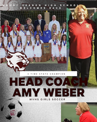 MVHS Announces Weber to Return to Coach Girls Soccer! cover photo