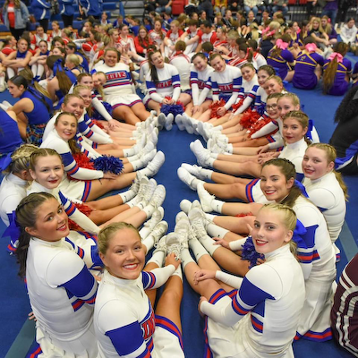 Cheer Finishes in 6th at KHSAA State Competition cover photo