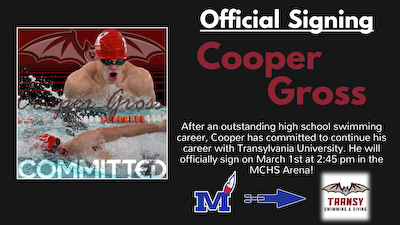 Cooper Gross to Sign with Transylvania University! cover photo