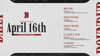 4/16 Schedule cover photo