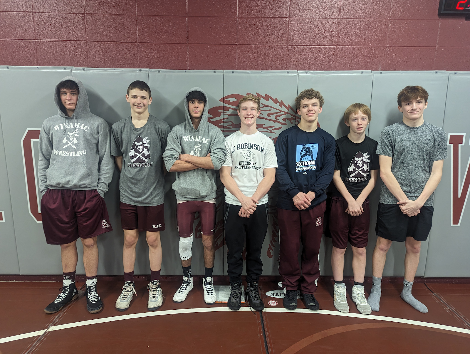 Wrestler Compete at the Winamac Wrestling Sectional cover photo