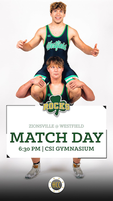 Westfield Wrestling Drops Match to Zionsville cover photo