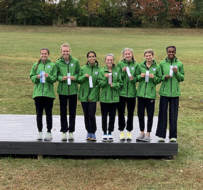 Girls Cross Country Advances to Regionals cover photo