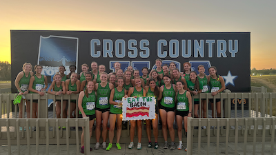 Girls Cross Country Places 10th, JV 8th at Nike Twilight cover photo
