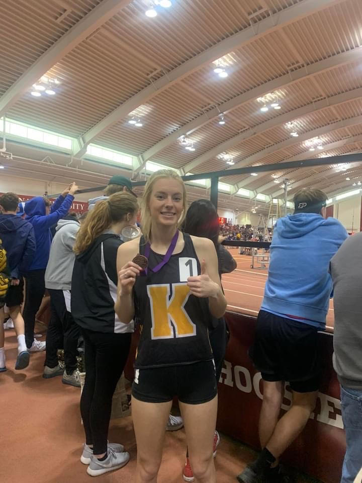 Patterson medals at Hoosier Indoor State Relays cover photo