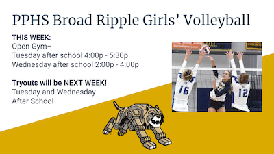 PPHS Broad Ripple Girls Volleyball Info cover photo