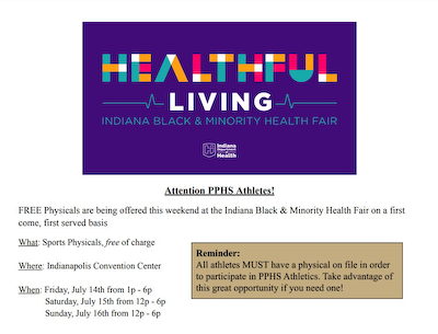FREE Sports Physicals at the Indiana Black & Minority Health Fair cover photo