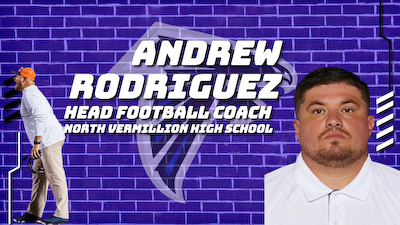 Andrew Rodriguez hired as North Vermillion Head Football Coach cover photo