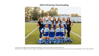 Girls Varsity Cheerleading - 2023-24 gallery cover photo