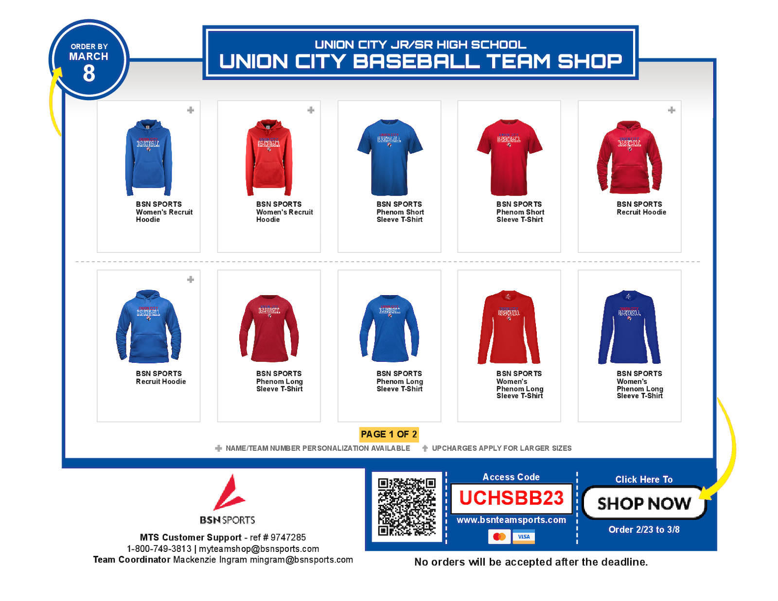 Union City Baseball Team Shop cover photo